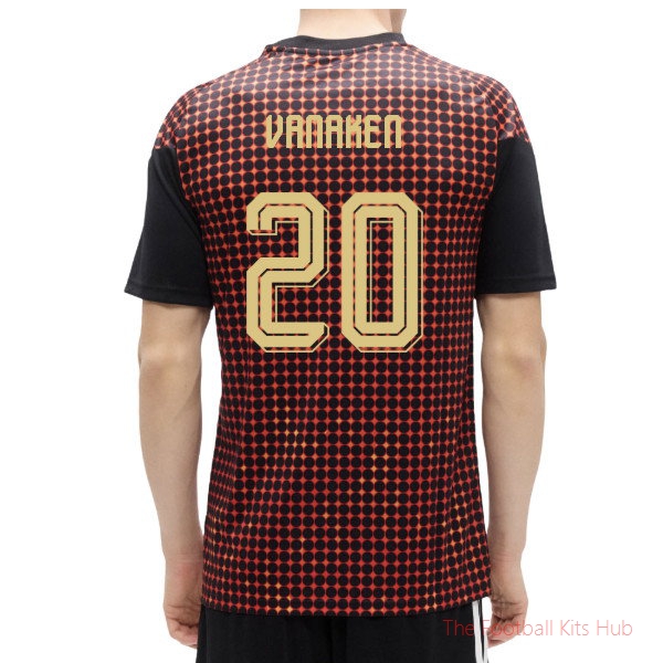 Football Belgium 2026-2027 Home Pre-Match Shirt (Vanaken 20)