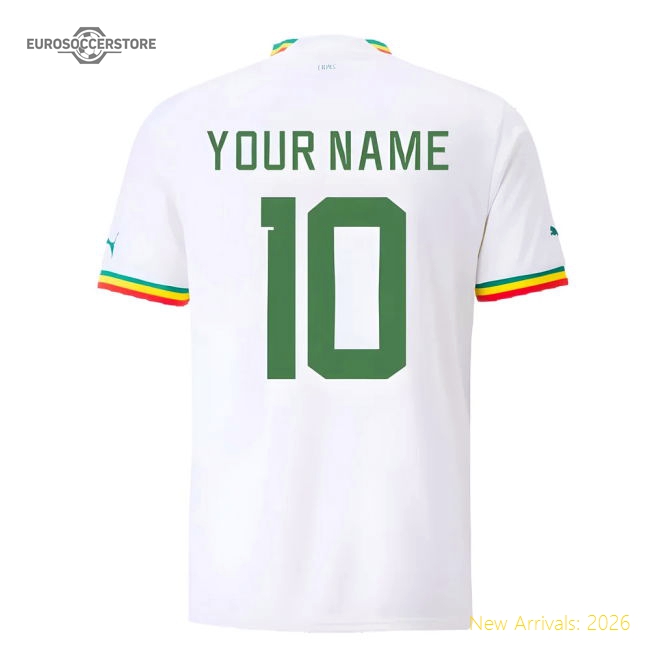 Senegal Home Kit 2022-2023 Stadium Wear Jersey Approved