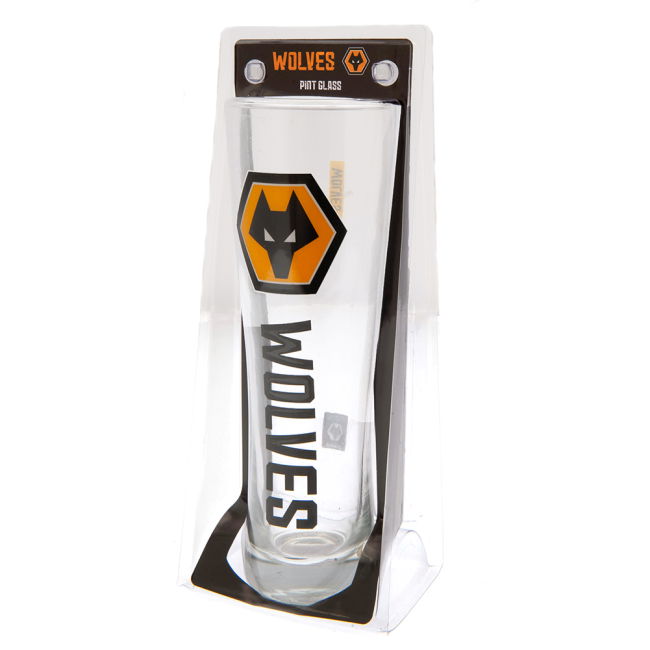 Women's Wolverhampton Wanderers FC Tall Beer Glass