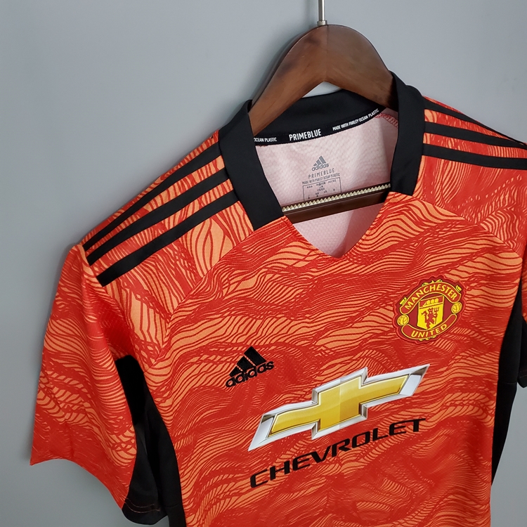 Durable Man Utd 21-22 Manchester United Goalkeeper Soccer Jersey Shirt