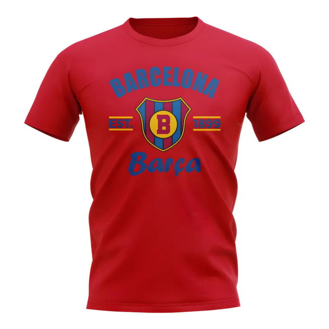 2025-2026 Authentic Barcelona T-shirt Red - Player Version Vintage -