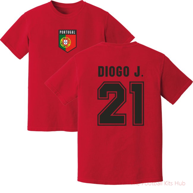 Diogo Jota Portugal Training Jersey (Red)