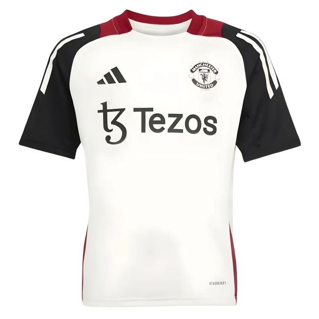 Elite Performance Football Man Utd Training Jersey Off White Kids ...