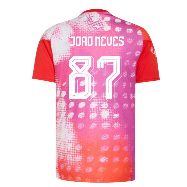 2026-2027 Benfica Pre-Match Shirt (Red) (Joao Neves 87)