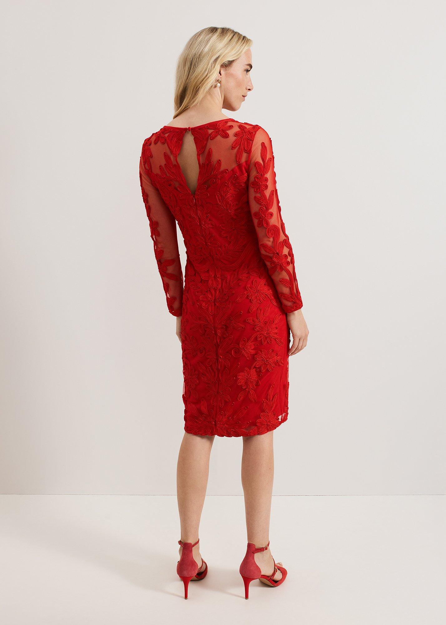 Navida Tapework Midi Dress