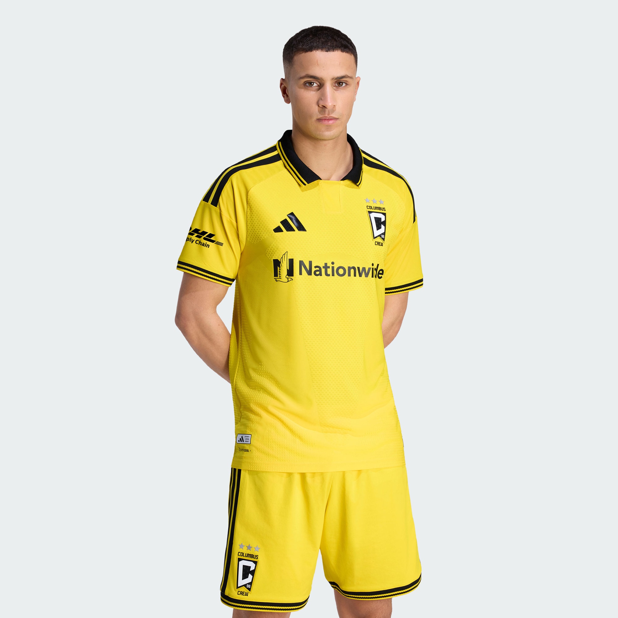 [SJH] Columbus Crew 2026 The Crafted for Excellence Kit On-Field Authentic Patch Jersey - Yellow