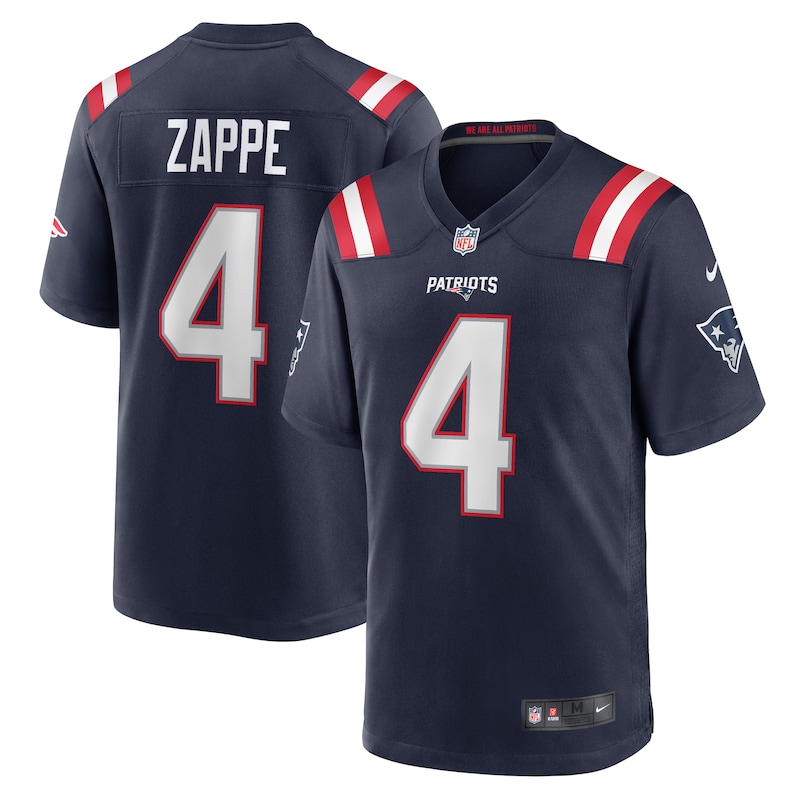 None Bailey Zappe NE Patriots Modern Budget-Friendly Jersey for NFL Fa