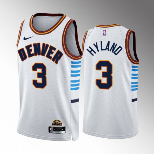 Nuggets White Denver Nuggets #3 Jersey - Reasonably Priced Game Day Wear
