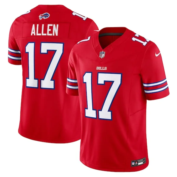 None Josh Allen Limited Jersey - Red | NFL Player Jersey | NFL Footbal