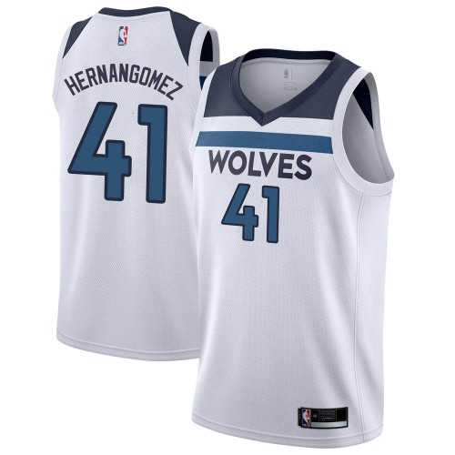 White Nike M. Timberwolves #41 NBA Jersey Quality Basketball Jersey