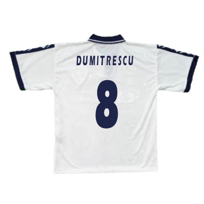 Vintage 1995-1997 Tottenham Home EPL Shirt Official Dumitrescu 8#249
