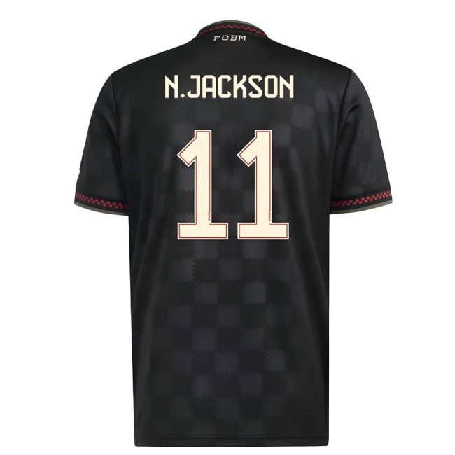 Bayern Bayern Munich Third Shirt N Jackson #11 Top Tier Authentic ...