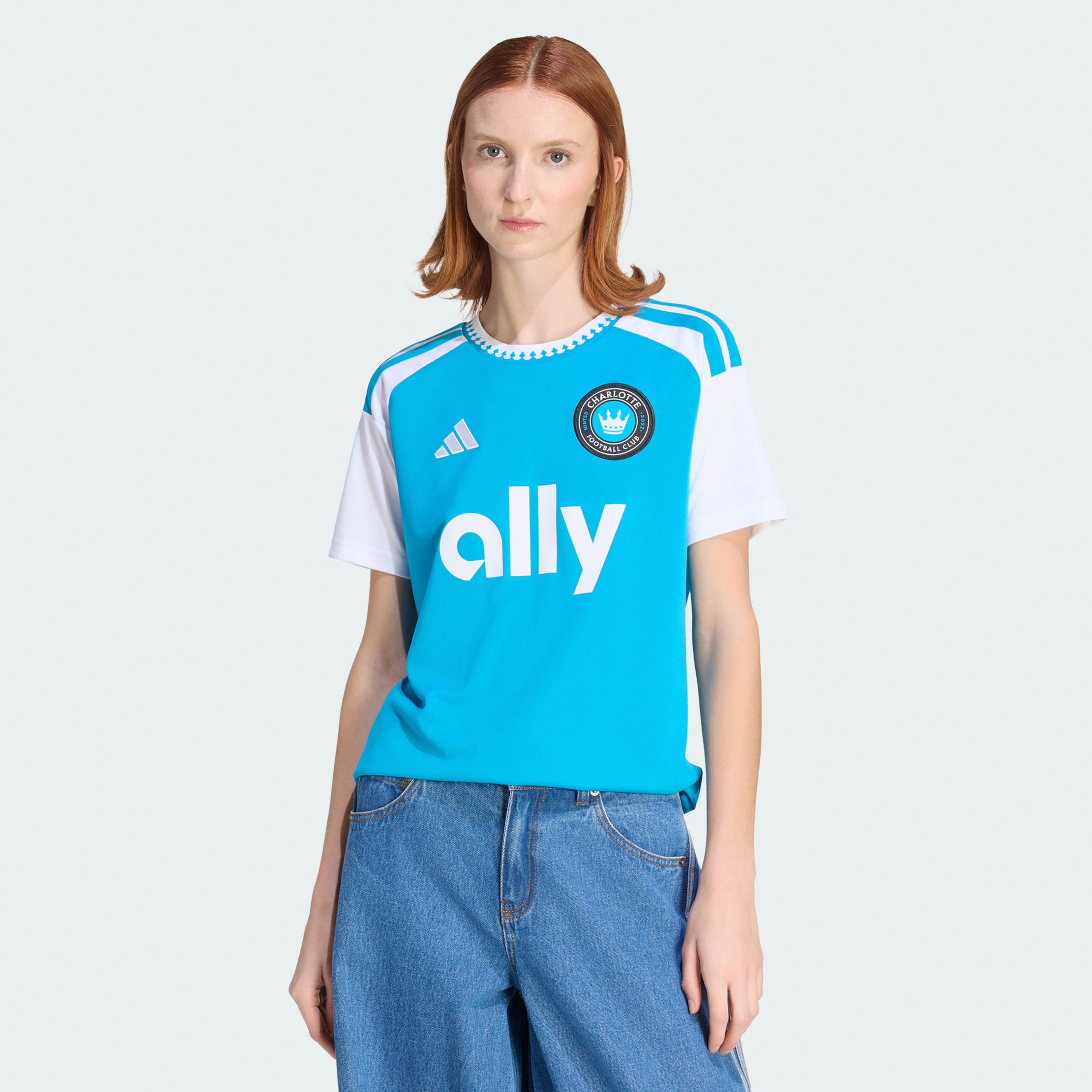 [SJH] Charlotte FC Women's 2026 Carolina Kit: Crowns Up Replica Jersey - Blue