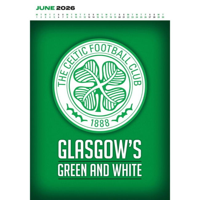 Glasgow Celtic D. Calendar #2026 2024-2025 Season Official Merch (v4)