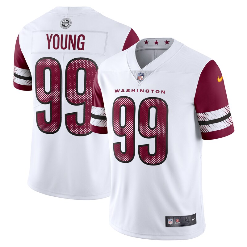 None Chase Young WAS Commanders Iconic Premium Jersey Football Apparel