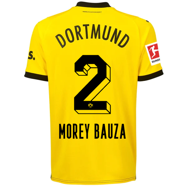 Borussia Dortmund Bauza 2023-2024 Bun Home Jersey – Authentic Shirt