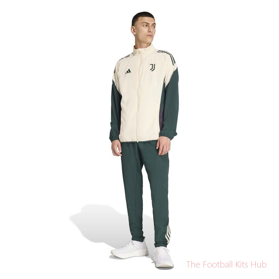 Juventus Training Jacket Presentation Tiro 25 EU - Ecru Tint