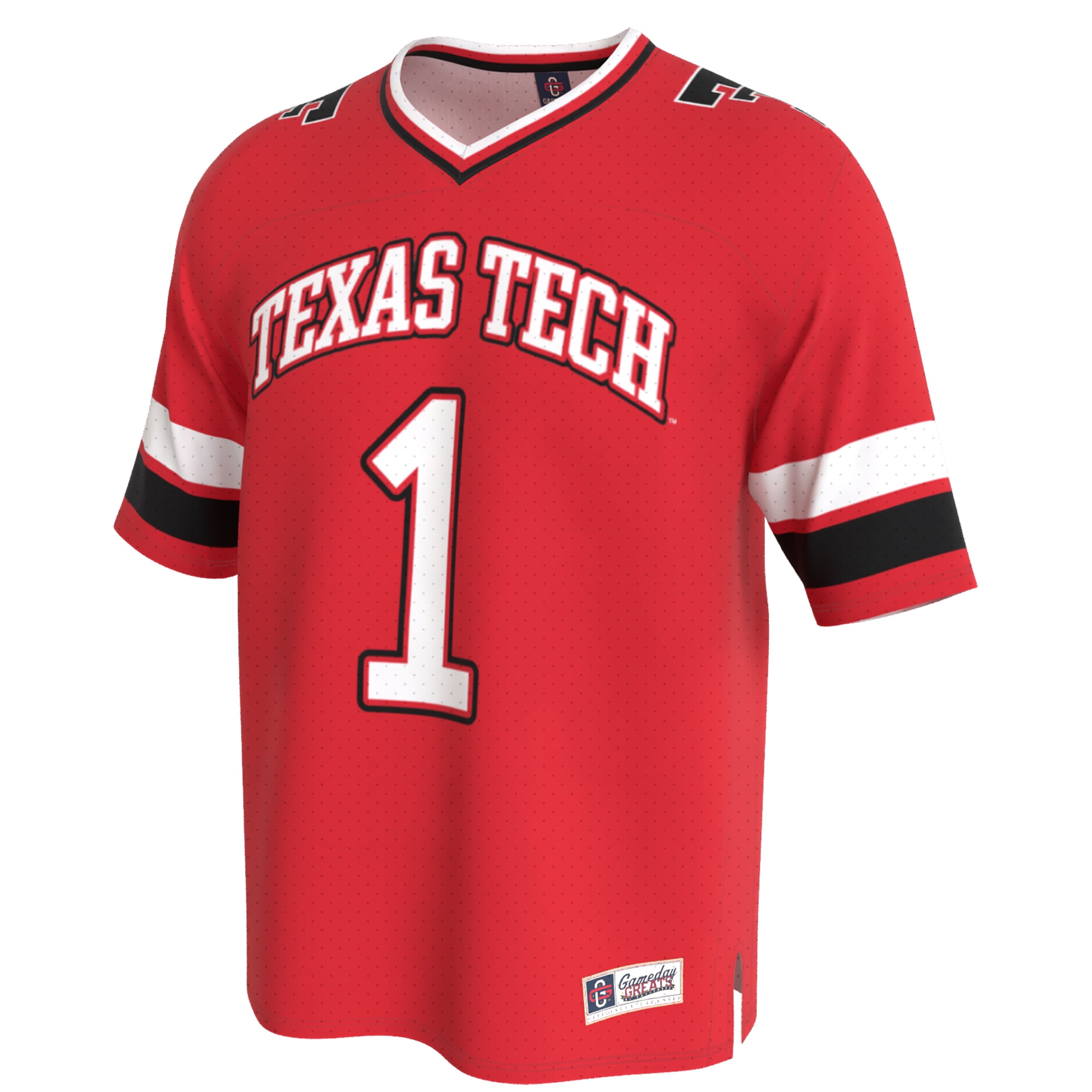Youth Red Texas Tech Red Raiders Lightweight Collegiate Football Fashion Jersey