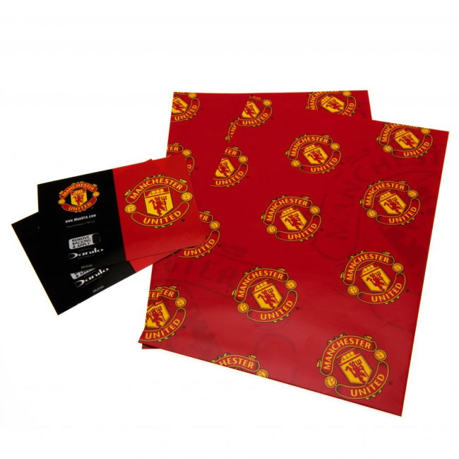 Men's Manchester United FC Crest Gift Wrap