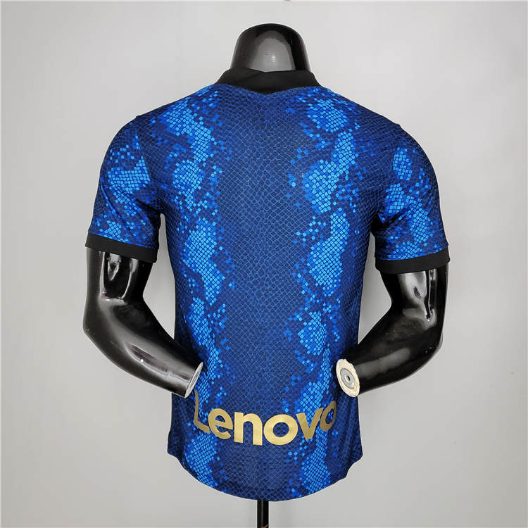 Inter Milan 21-22 Home Blue Soccer Jersey Football Shirt Player