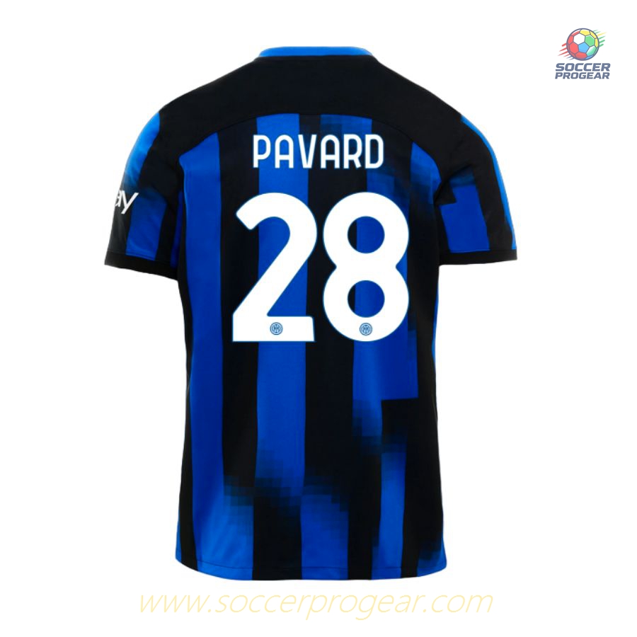 INTER MILAN Calcio Serie A HOME CHILDREN'S SHIRT KIT 2023 2024 PAVARD
