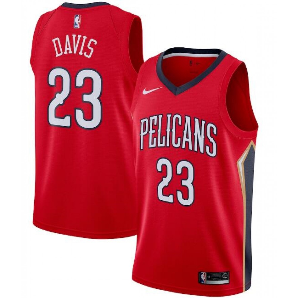 Fan Favorite Durable Men's Pelicans #23 Anthony Red Basketball Jersey