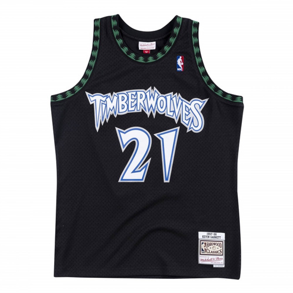 Performance Men's T-Wolves #21 Kevin Black Basketball Jersey