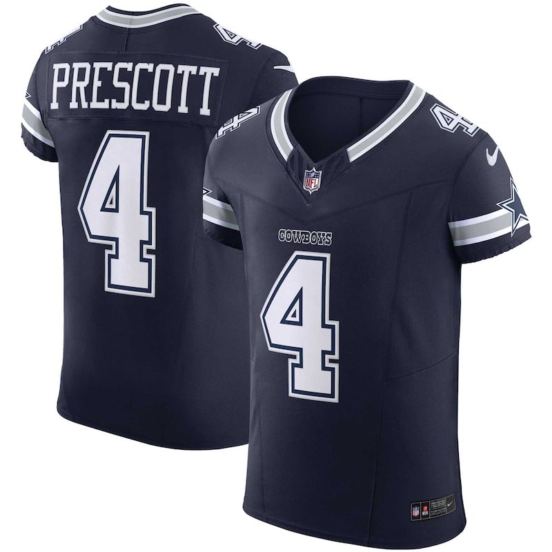 None Dak Prescott Dallas Cowboys Championship Authentic Jersey