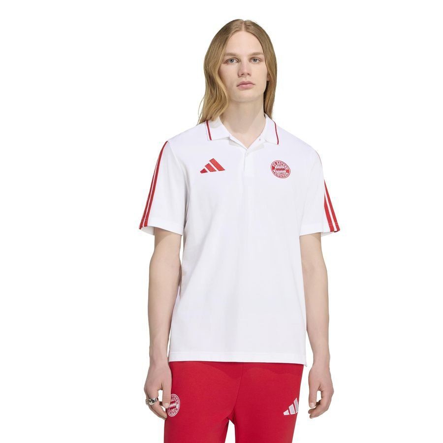 [EFKS] Bayern München Polo DNA White/Better Scarlet Apparel