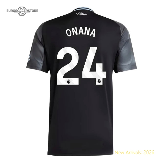 Authentic 2025-2026 Aston Villa Away Shirt (onana 24) - Premium
