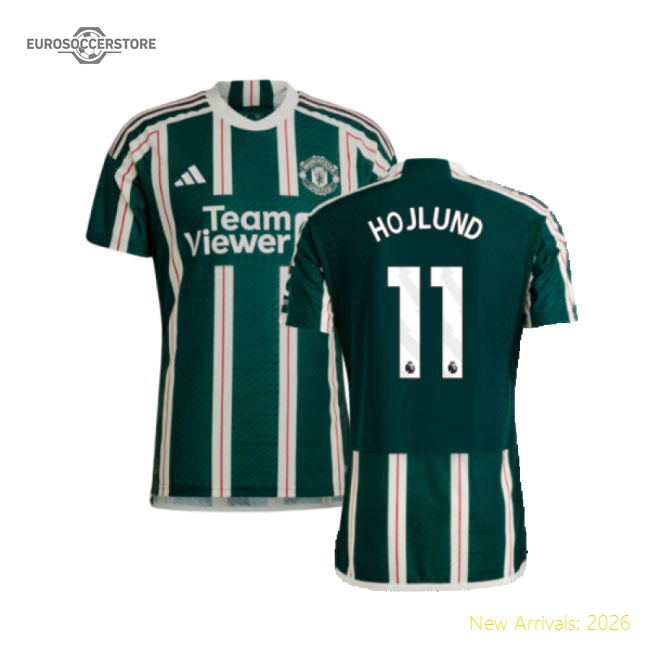 2023-2024 Man Utd Authentic Away Shirt (hojlund 11) - Great Value