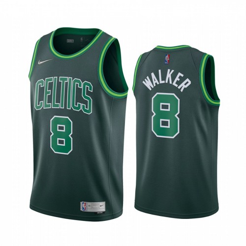 Boston Boston Celtics #8 Kemba Walker Green Youth NBA Swingman 2020-21 Earned Edition Jersey Youth