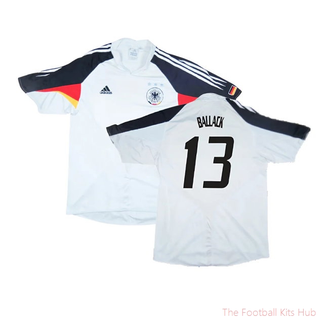 Germany 2004-06 Home Shirt ((Very Good) XL) (Ballack 13)