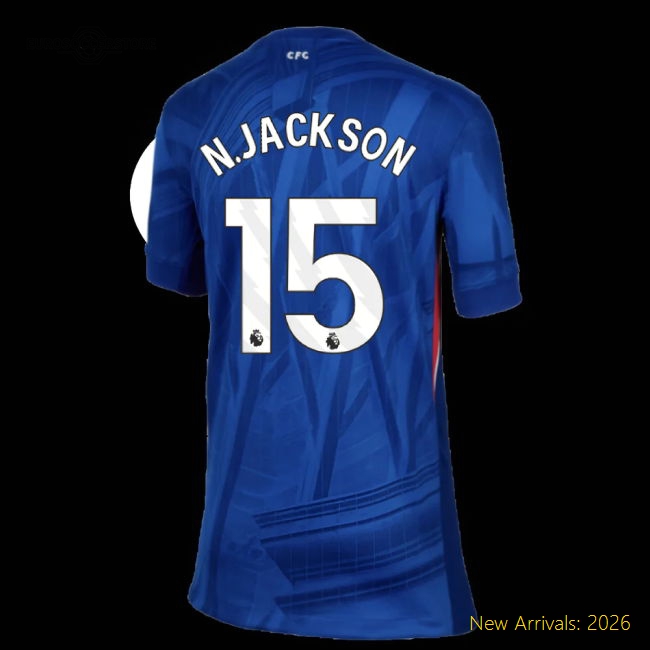Comfortable Chelsea Kids Jersey N.jackson 2025-2026 Puma Drycell