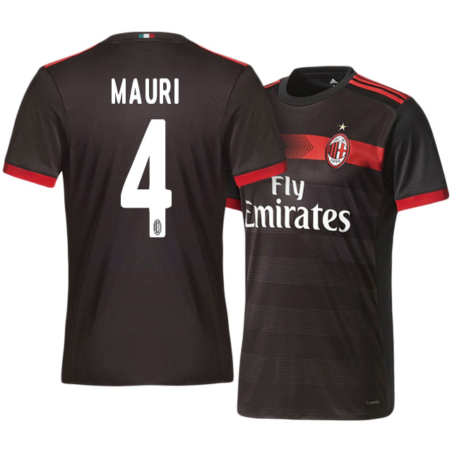 Premium Quality AC Milan Third 201718 Jose Mauri 4 Soccer Jersey Shirt