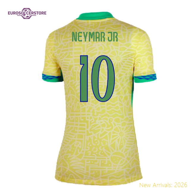 Football Team Womens Neymar Jr Chic Jersey Smart Fabric Lightweight