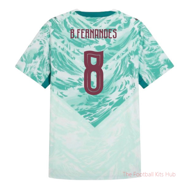[LK] 2026/27 Portugal Authentic Away Shirt (B.Fernandes 8)