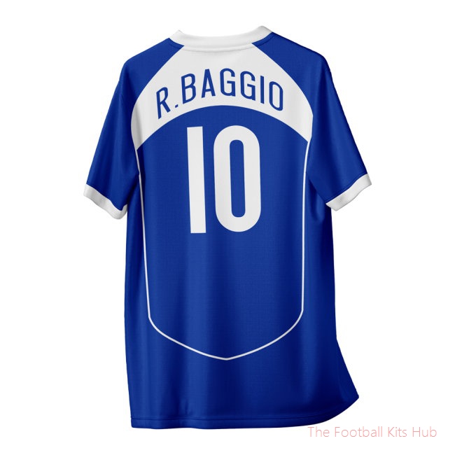 Roberto Baggio 10 Italy 1990 Vintage Style Concept Shirt Adult Short Sleeve