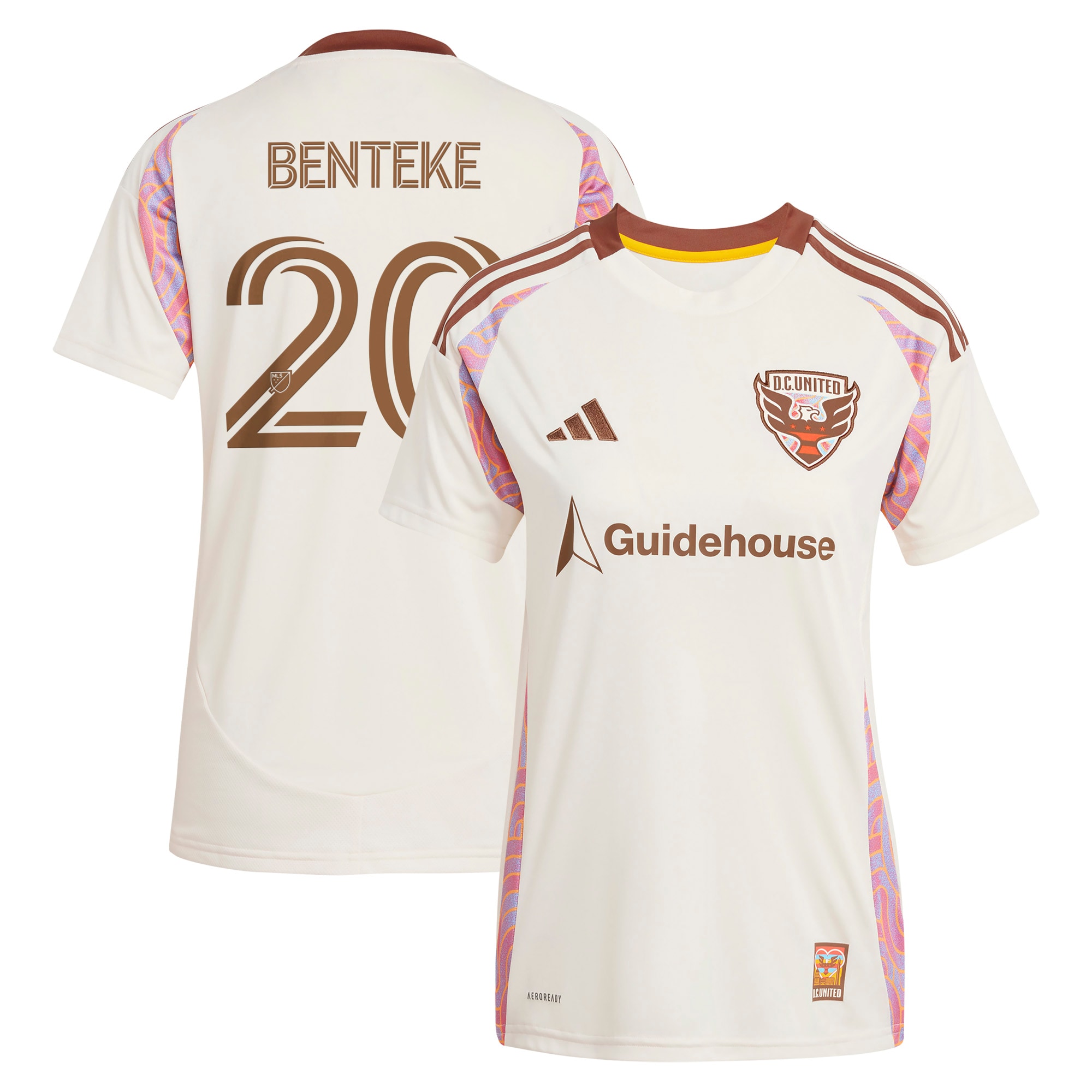 [JED] Christian Benteke D.C. United Women's 2025 The Soul Kit Replica Player Jersey - Natural