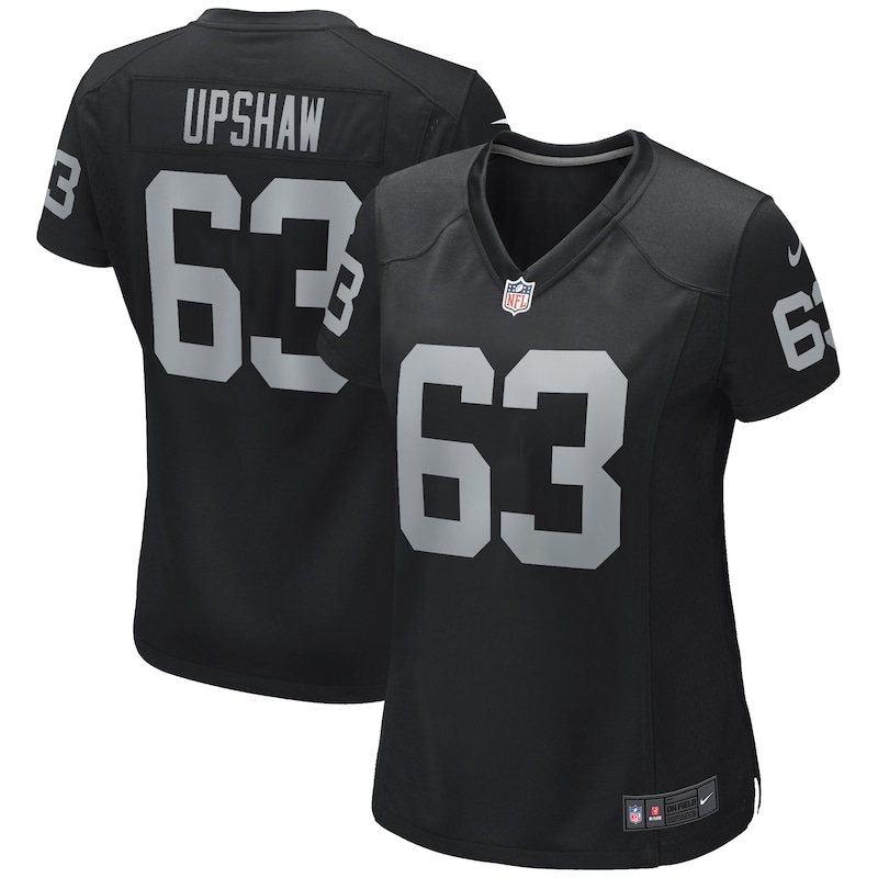 None Gene Upshaw Las Vegas Raiders Budget-Friendly Game Jersey