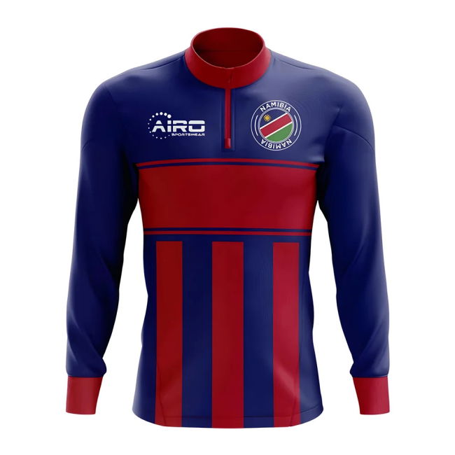 Premium-Quality Fan-Favorite Namibia Concept Football Half Zip