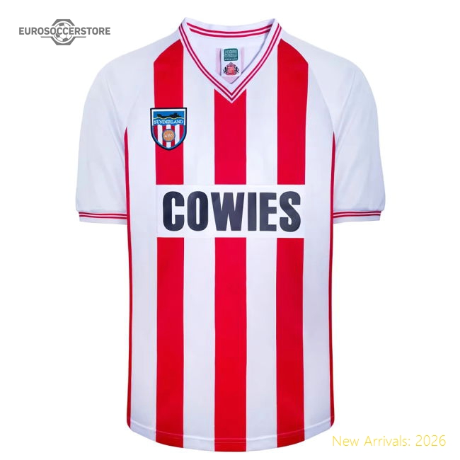 Sunderland 1984 Retro Home Shirt - Collectors Item - Authentic Design