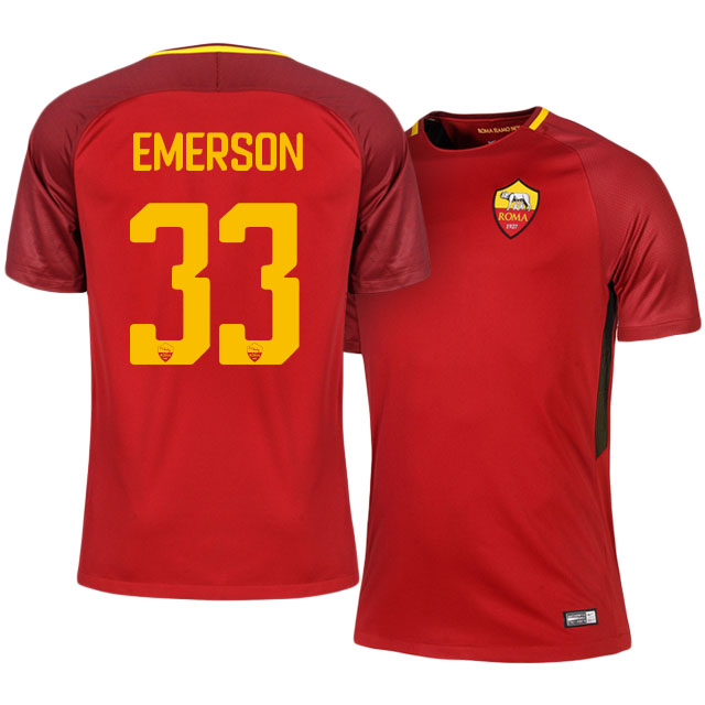 201718 Roma Home Emerson Palmieri 33 Shirt - Official Replica 5199