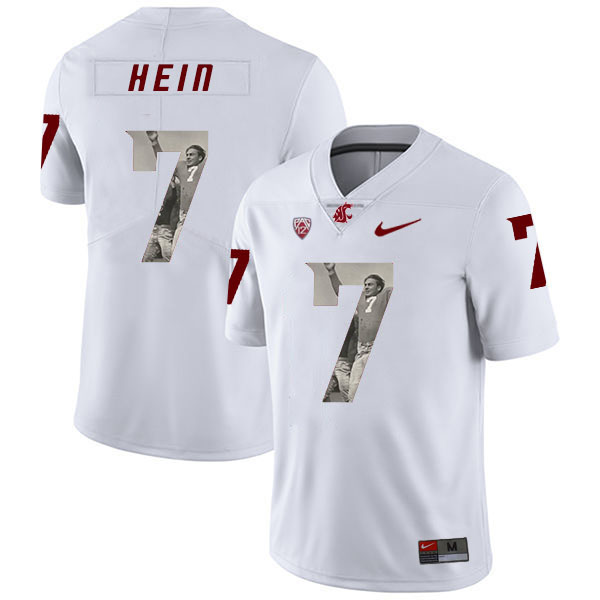 team authorized Men's None Mel Hein #7 White 2024 Football Jersey