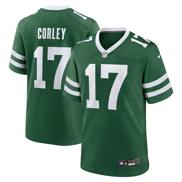 None Malachi Corley Game Jersey - Green | NFL Player Jersey | NFL Foot