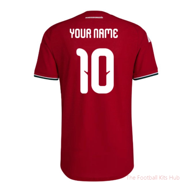 2026-2027 Hungary Authentic Home Shirt (Your Name)