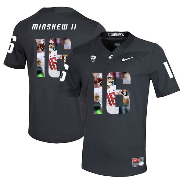 Men's None Black 2024 team authorized Gardner Minshew #16 away jersey
