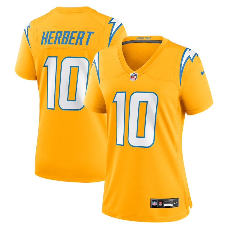 None Justin Herbert Los Angeles Chargers Fan Favorite Team Replica ...