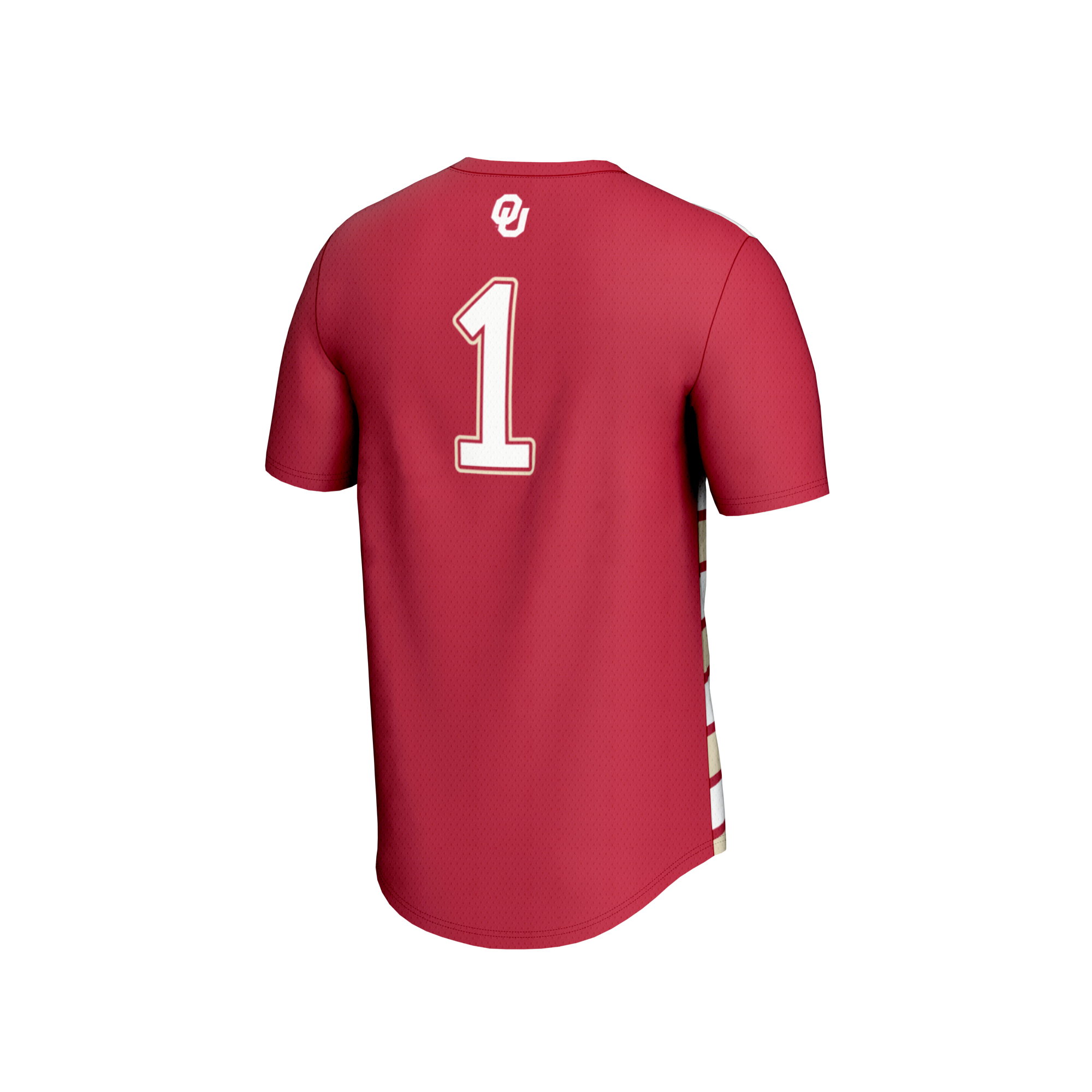 [NJP] Oklahoma Sooners GameDay Greats Unisex Lightweight Soccer Fashion Jersey - Crimson