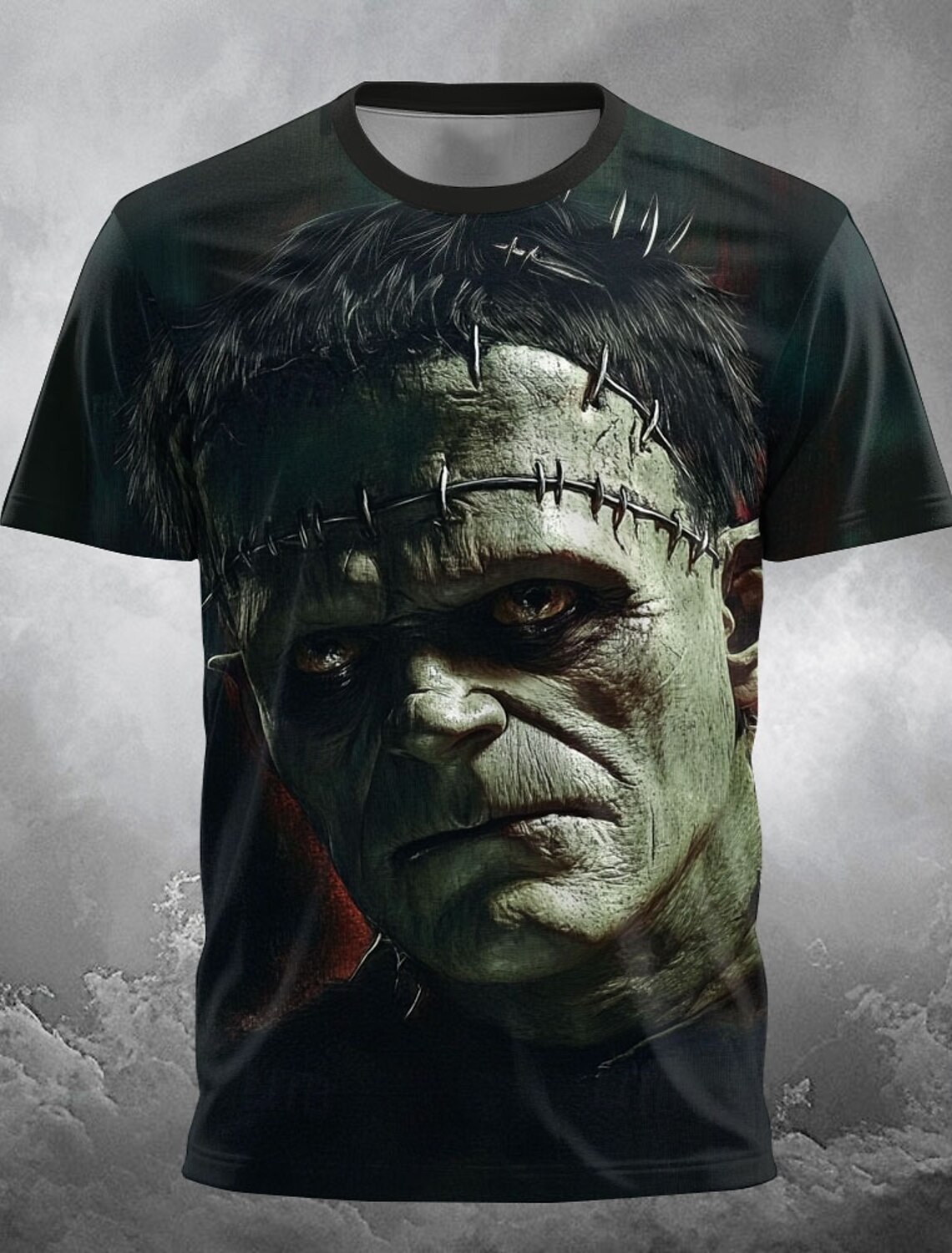 Men's Zombies 3D T Shirt Short Sleeve Print Crew Neck Exaggerated